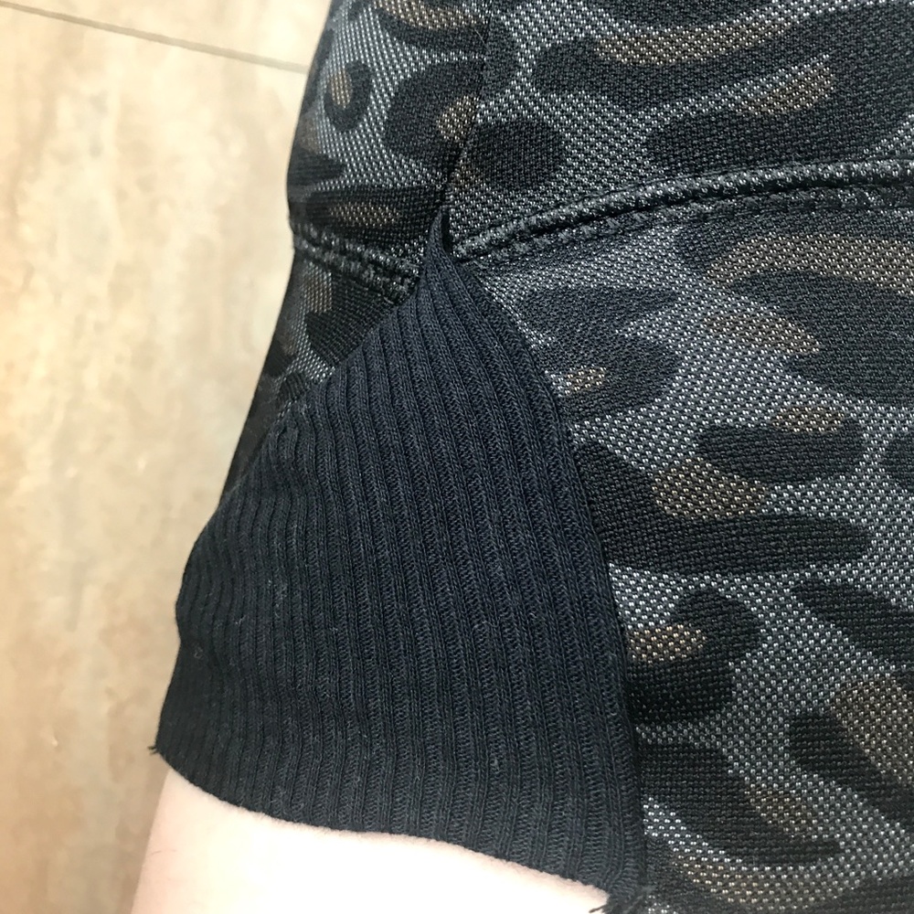 Gray Fur Lined Leg Warmers Warm Leggings Fleece Thigh Highs Leopard Cheetah NEW - Picture 5 of 8